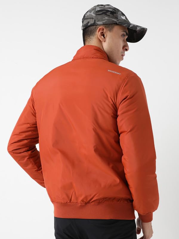 Wildcraft Men Polyester Quilted Jacket (Burnt_Orng, XXXL) - Image 4