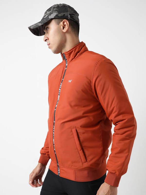 Wildcraft Men Polyester Quilted Jacket (Burnt_Orng, XXXL) - Image 3