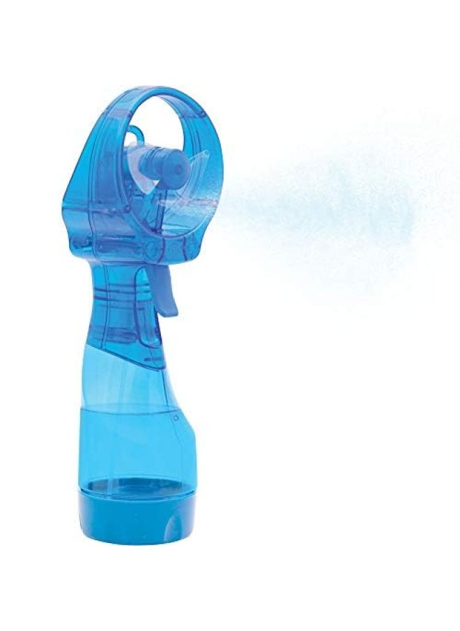 O2COOL O2Cool Deluxe Handheld Battery Powered Water Misting Fan  Light Blue  - Image 2