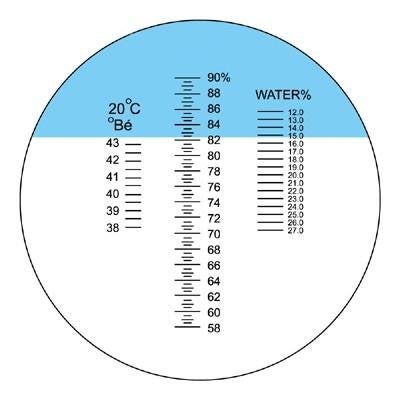 Ade Advanced Optics Brix Refractometer - High Measuring Range Honey Tester 58%-90%. Beerkeeping, Bees Tri-Scales - Image 2