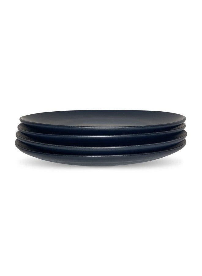 VolCraft Ceramic Black Matte Full Size Dinner Plates, Dinnerware Serving Plate Thali, Ceramic Plates for Dinner, Snack Plate,Size 10 inch, Microwave Safe,Oven Safe Set of 6 Plates - Image 5