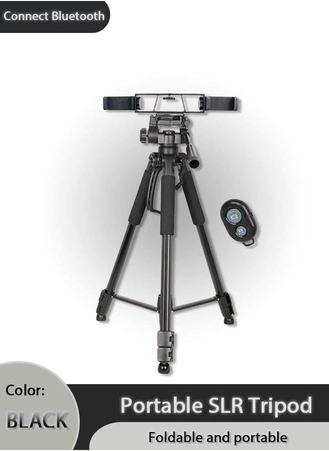 Generic - Slr Camera Tripod, Photography And Video Stand, Portable Micro Single Tripod, Mobile Phone Stand, Can Be Used For Selfie Live Broadcast, Desktop Fill Light - Image 1