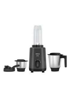 Havells Havells Retro Nutri-Xl 500 Watts 3 Jar Mixer Grinder|21000Rpm| RoHS Complaint | 600Ml Nutri Jar with Sipper Lid | 1L Dry/Wet Grinding Jar |2Yr Product & 5Yr Motor Manufacturer Warranty (Black)  - Image 1