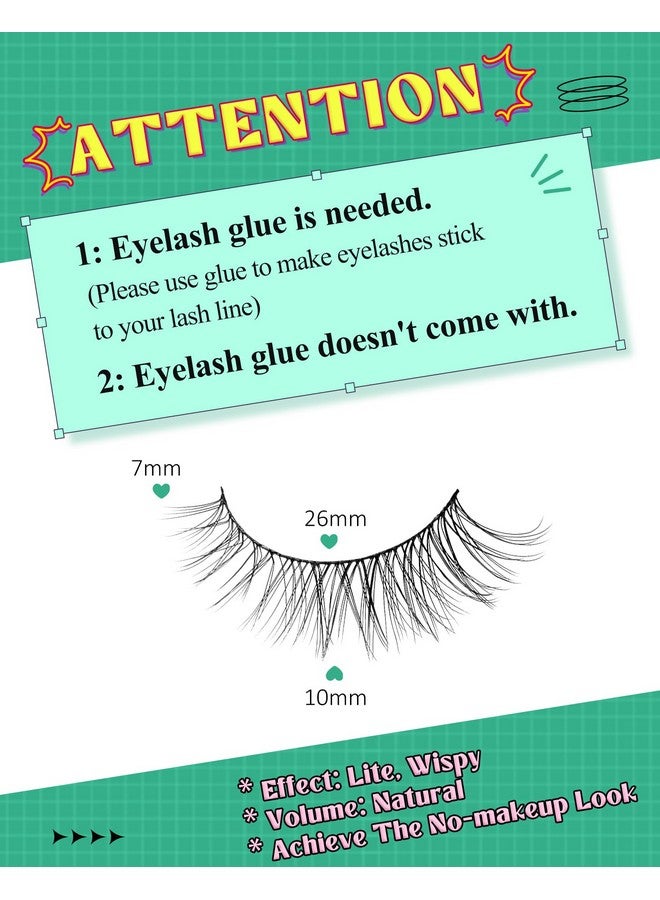 اونلي اول رموش قصيرة رموش طبيعية رموش ناعمة رموش صغيرة رموش طبيعية رموش صناعية رموش وهمية للمبتدئين 10 أزواج Dm08 - Image 2