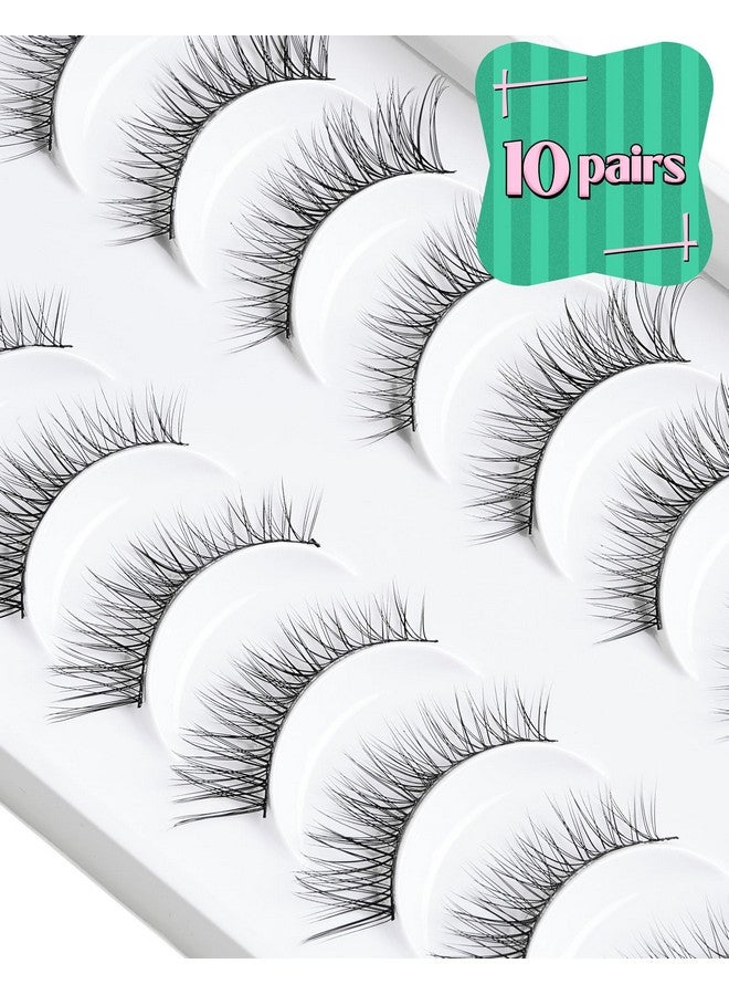 اونلي اول رموش قصيرة رموش طبيعية رموش ناعمة رموش صغيرة رموش طبيعية رموش صناعية رموش وهمية للمبتدئين 10 أزواج Dm08 - Image 5