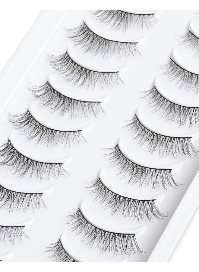 اونلي اول رموش قصيرة رموش طبيعية رموش ناعمة رموش صغيرة رموش طبيعية رموش صناعية رموش وهمية للمبتدئين 10 أزواج Dm08 - Image 4