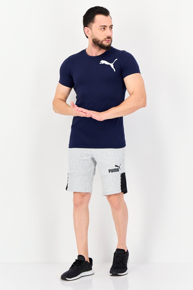 PUMA Men Sportswear Fit Short Sleeve Outdoor T-shirt, Navy - Image 4
