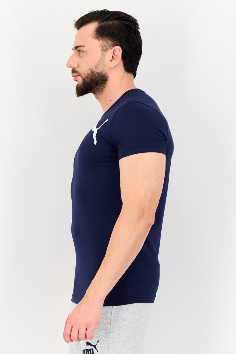 PUMA Men Sportswear Fit Short Sleeve Outdoor T-shirt, Navy - Image 2