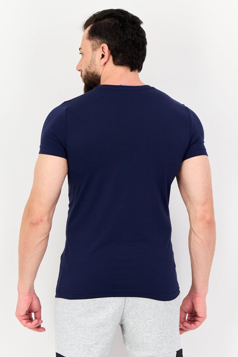 PUMA Men Sportswear Fit Short Sleeve Outdoor T-shirt, Navy - Image 3