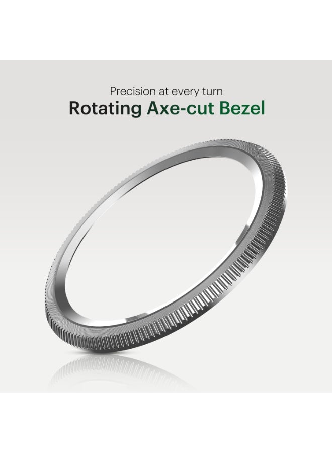 Noise Newly Launched Halo 2 Smart Watch 1st Ever Functional Rotating Dial (Axe-Cut Bezel), 1.43" AMOLED, Stainless Steel Build, Custom Transition Effects, BT Calling, Health Suite (Jade Alloy) - Image 5