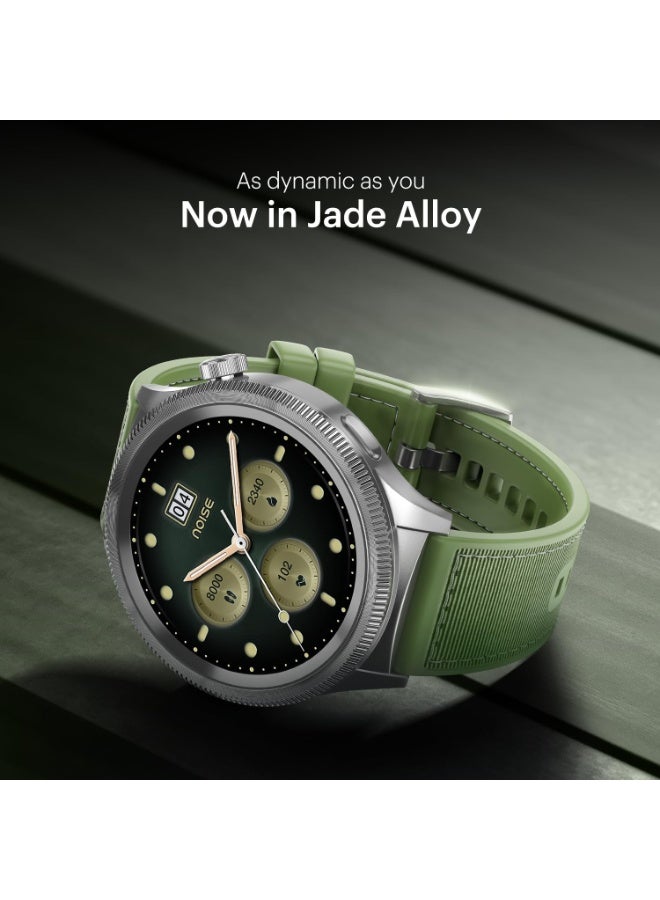 Noise Newly Launched Halo 2 Smart Watch 1st Ever Functional Rotating Dial (Axe-Cut Bezel), 1.43" AMOLED, Stainless Steel Build, Custom Transition Effects, BT Calling, Health Suite (Jade Alloy) - Image 3