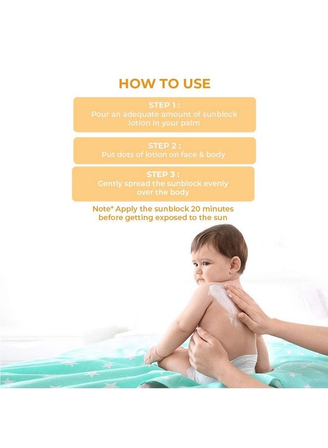 Softsens Sunblock Spf 30 Lotion | Enriched With Vitamin E, Avocado & Carrot Extracts | For Babies & Parents | 50G Pack Of 1 - Image 5