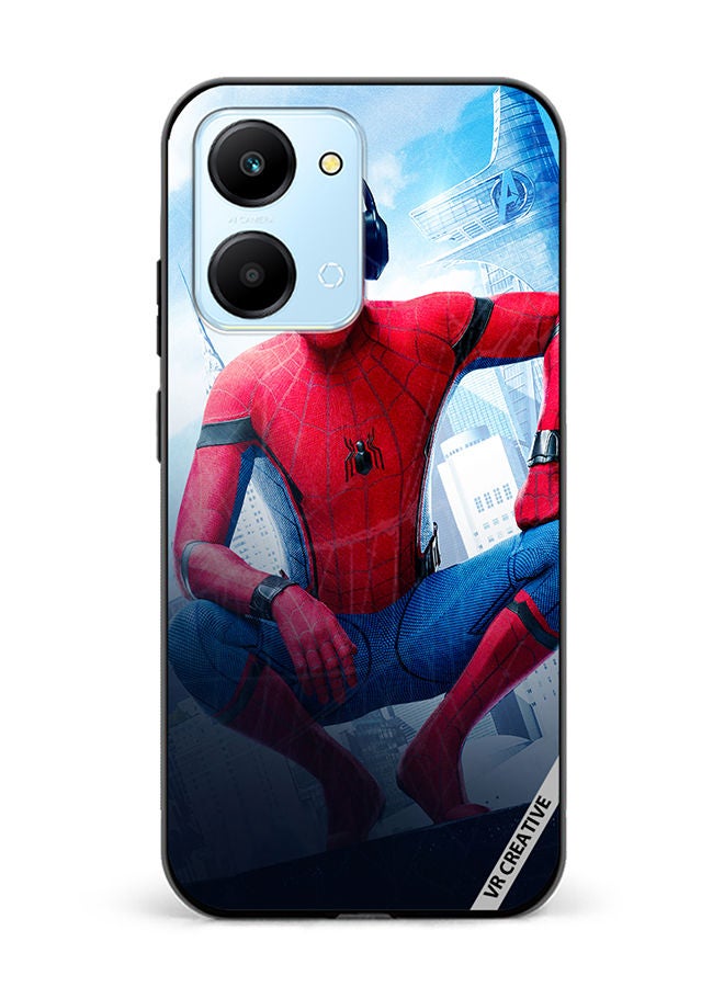 VR CREATIVE Protective Case Cover For Honor Play7T Spiderman Design Multicolour - Image 1