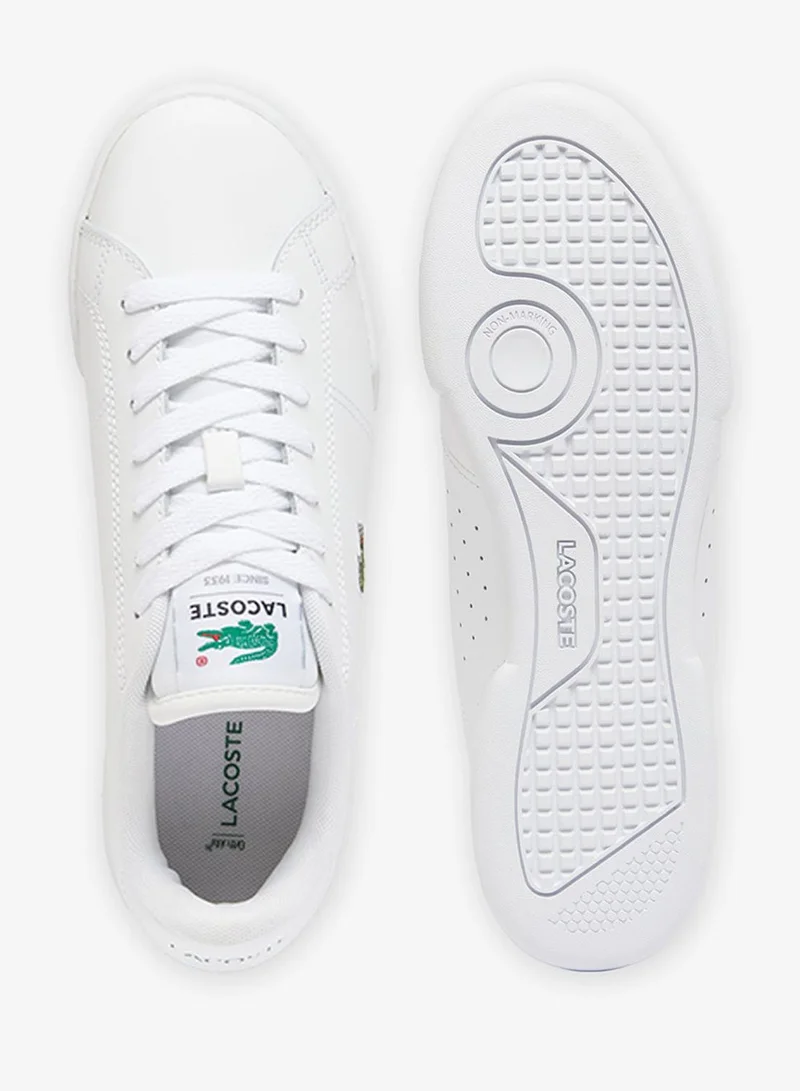 Lacoste WHT/WHT Carnaby Low Top Court Sneakers for Women | Best Price UAE