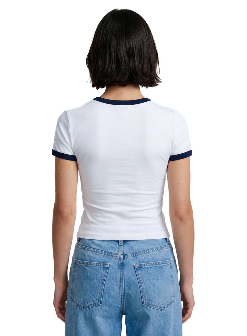 CTRL Contrast Baby Tee - Image 2