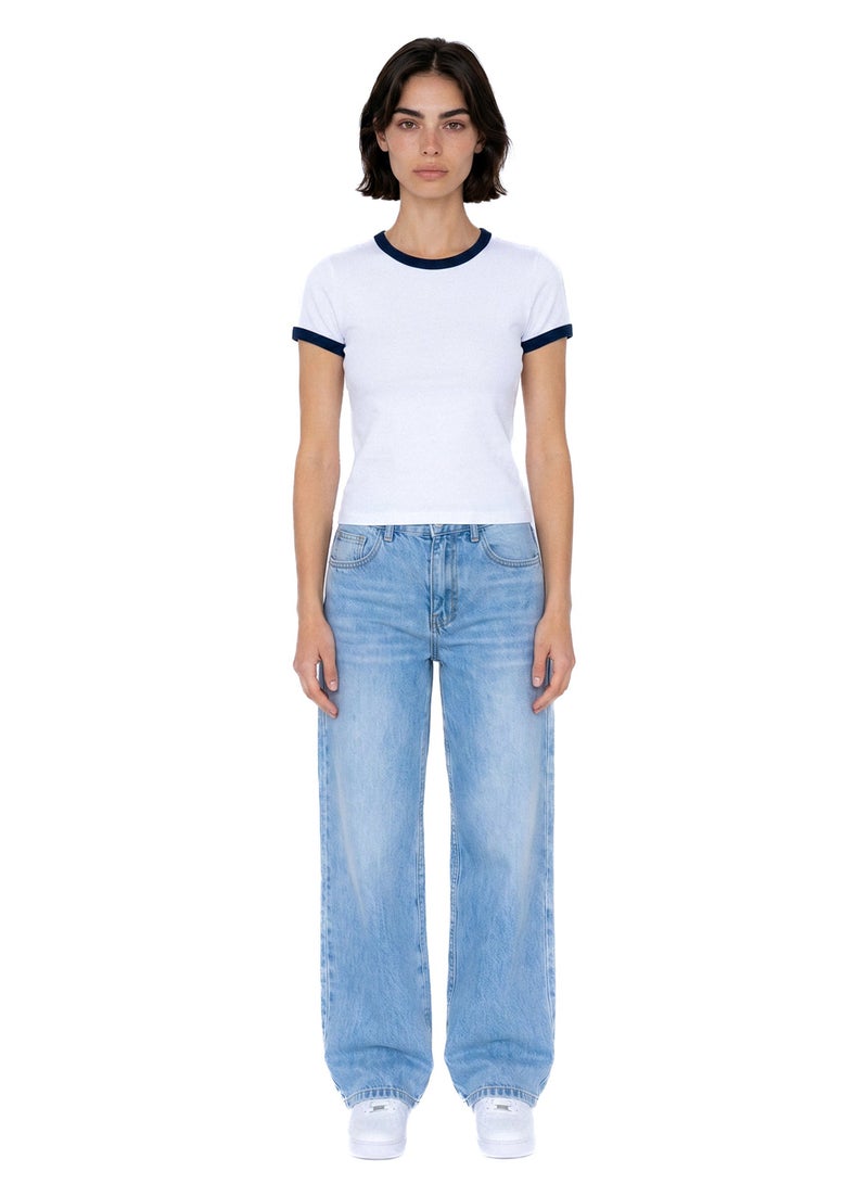 CTRL Contrast Baby Tee - Image 3