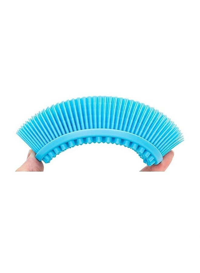 DNC Exfoliating Silicone Body Scrubber Shower Bath Body Brush Easy to Clean, Lathers Well, Eco Friendly, Long Lasting (Blue） - Image 4