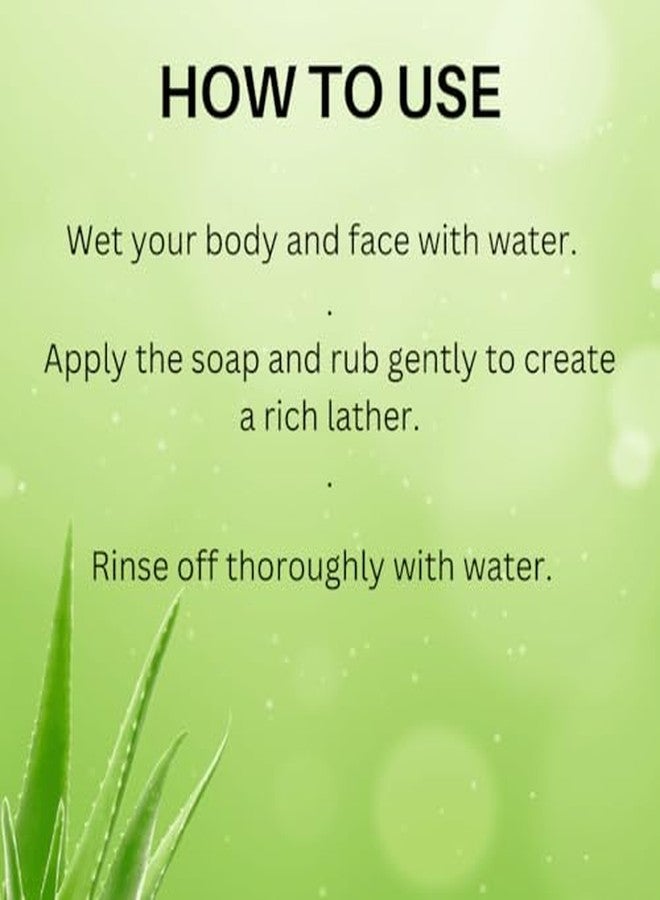 كادي خادي صابون الصبار العشبي النقي - عبوة من 6 قطع (750 جم) - Image 4