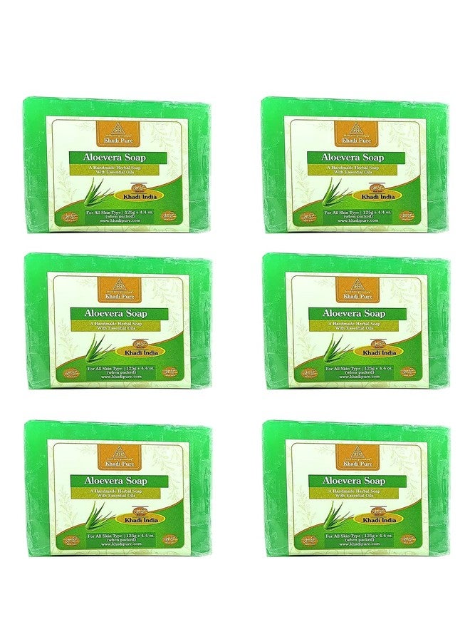 كادي خادي صابون الصبار العشبي النقي - عبوة من 6 قطع (750 جم) - Image 2