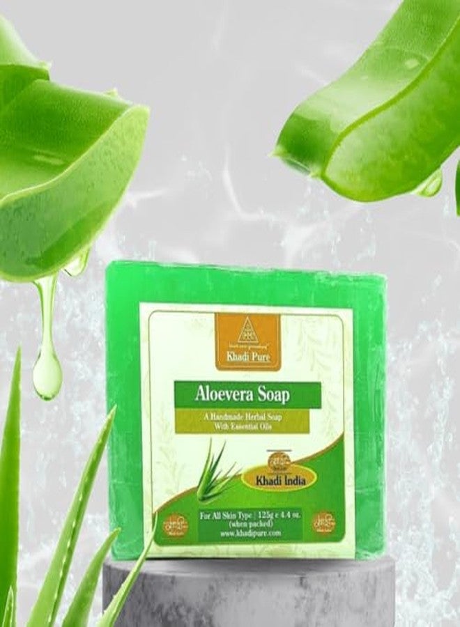 كادي خادي صابون الصبار العشبي النقي - عبوة من 6 قطع (750 جم) - Image 3