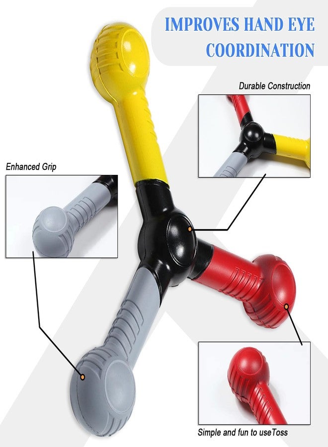 MUSKULO MONSTRO 5 PCs Reaction Speed Training Tools Kit, 1 Hand Eye Coordination Stick, 4 Rubber Reaction Balls, Improve Reflex, Agility and Focus for Sports, Exercise and Fun for All Ages - Image 3