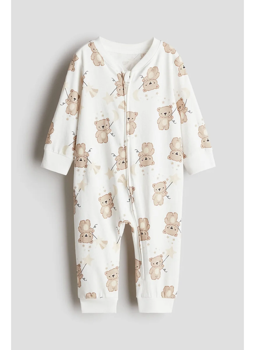 H&M Patterned Sleepsuit