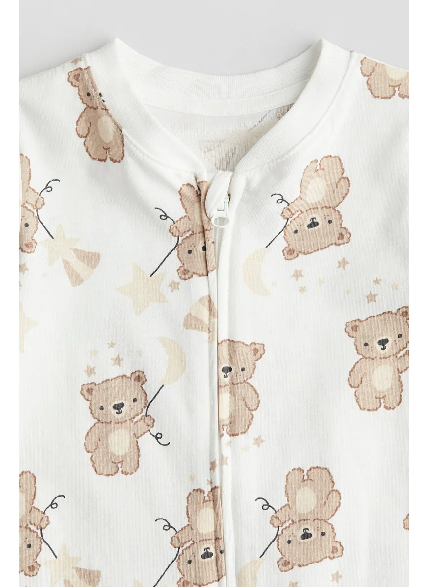 H&M Patterned Sleepsuit