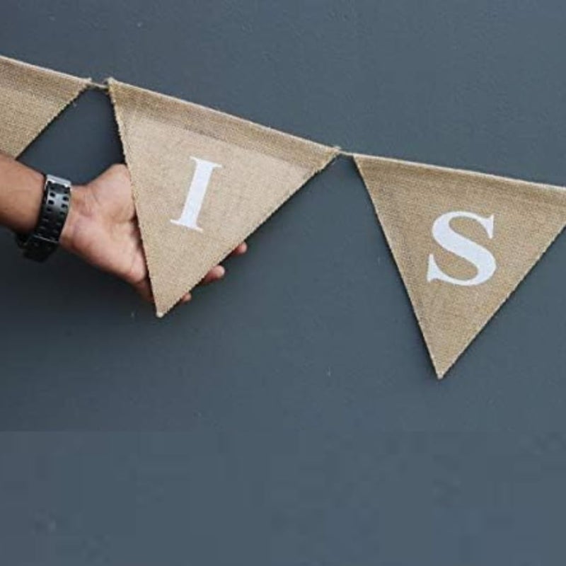 Boston Miss to Mrs Banner - bridal shower - Miss to Mrs Bunting Garland - Engaged Garland - Bridal Shower D?cor - Burlap Rustic Shower Sign - Bridal Shower Banner - hen party - Image 3