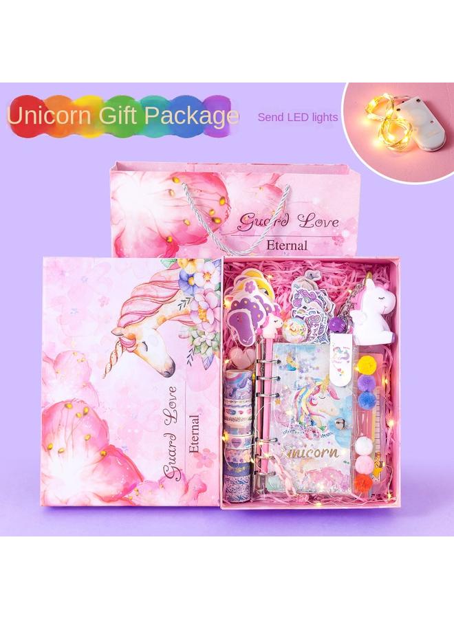 Bluejw Dream Cherry Blossom Quicksand Hand Ledger Simple Ins Style Girl Cute Loose-leaf Detachable Net Red Hand Ledger Suit - Image 1