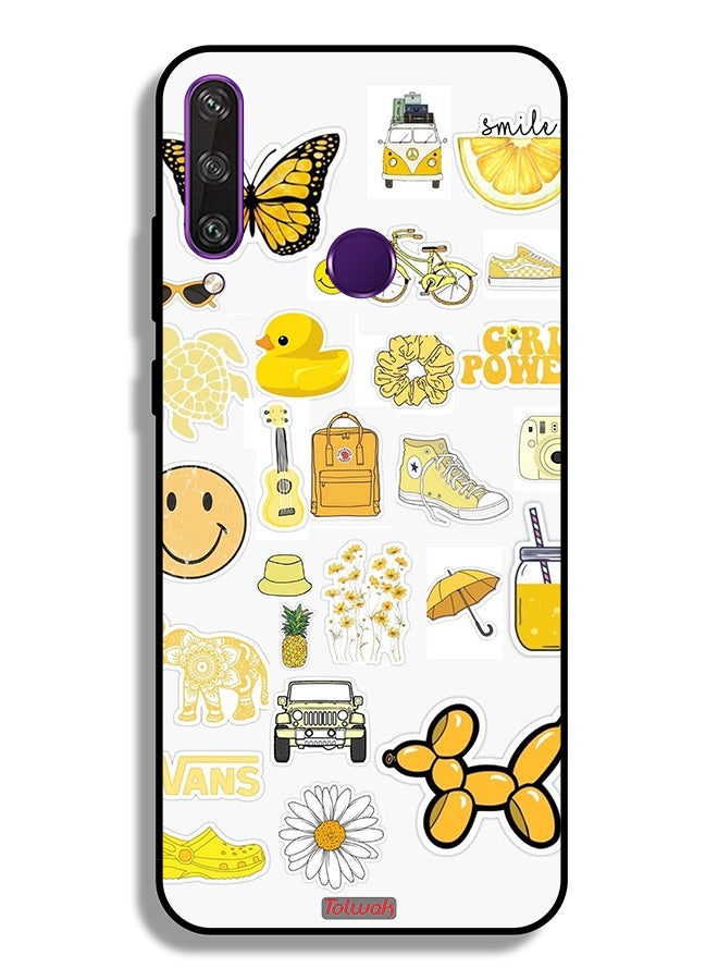 Tolwak Huawei Y6p Protective Case Cover Girly Tags - Image 2