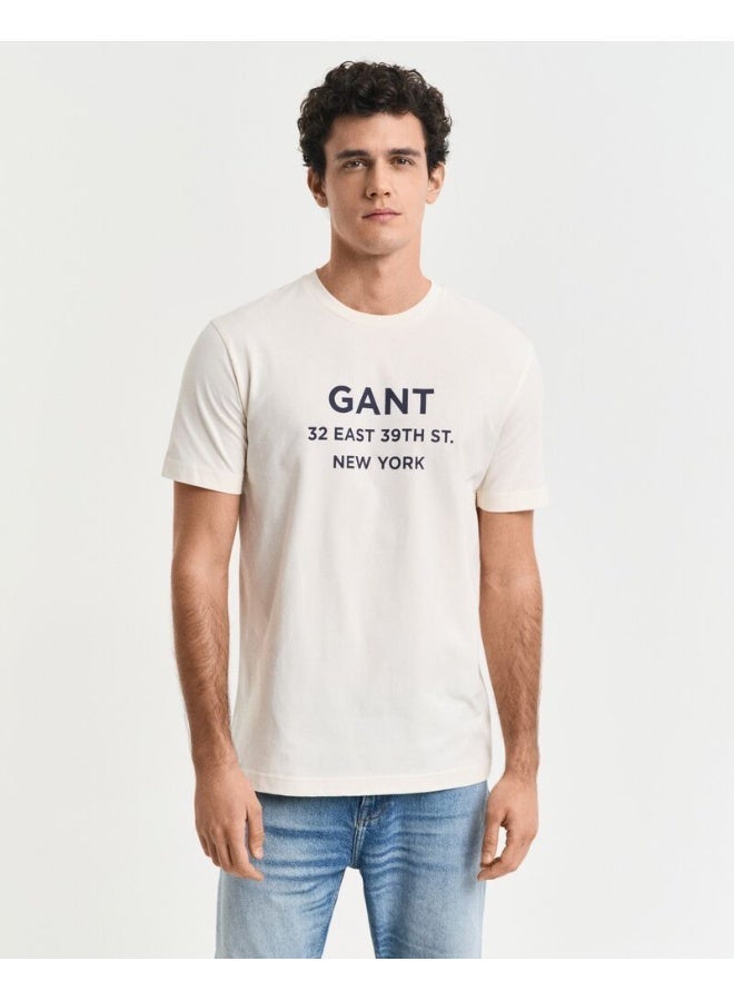 غانت تيشيرت بطباعة جرافيك - Image 1