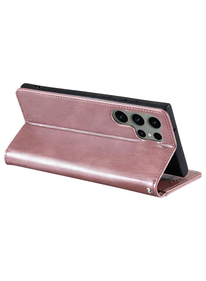 S-TOP Case For Samsung Galaxy S25 Ultra 5G Simple 6-Card Wallet Leather Phone Case - Image 5