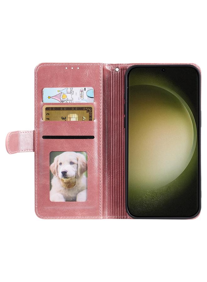 S-TOP Case For Samsung Galaxy S25 Ultra 5G Simple 6-Card Wallet Leather Phone Case - Image 3