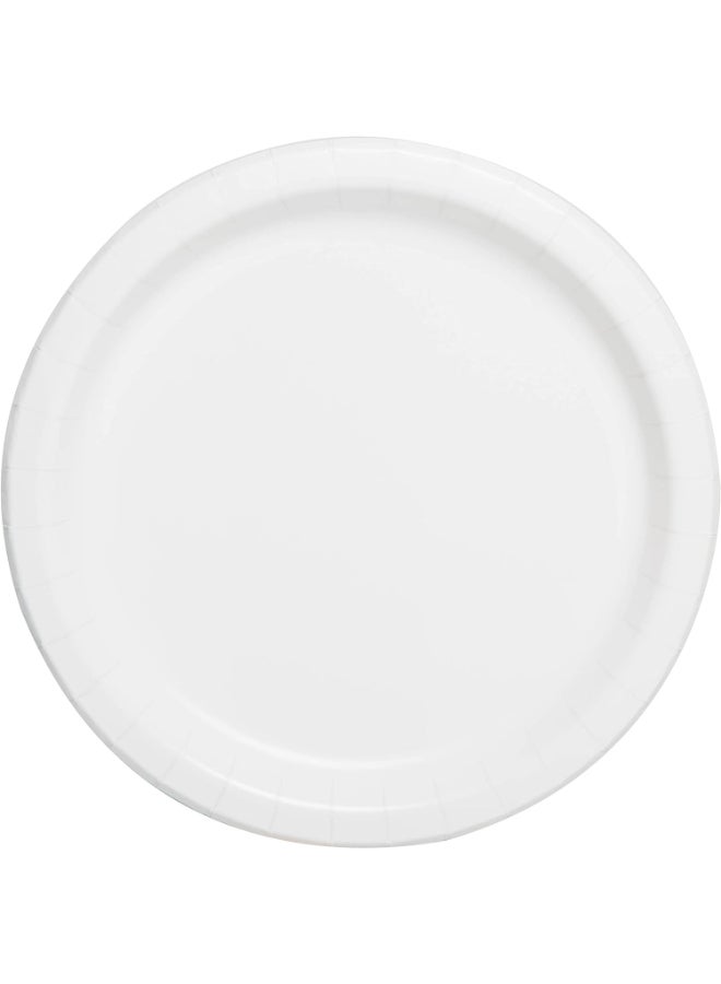 Unique 8 أطباق بيضاء لامعة 9'' - Image 1