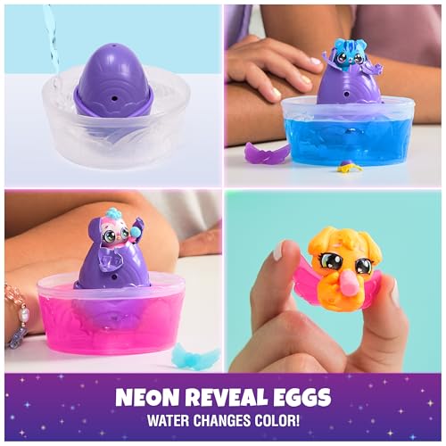 HATCHIMALS Alive, Neon Rainbow, Set of 1 Surprise Blind Box Figure (Styles May Vary), Egg That Reveals Colour - Image 2