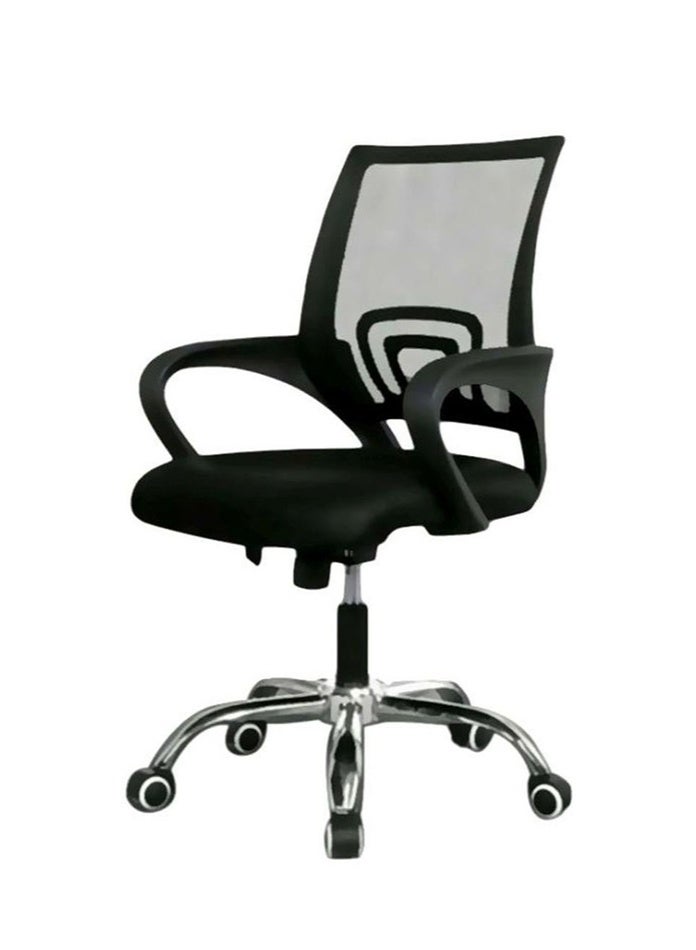 OASIS DESERT Home-Use Gaming Chair, Adjustable Ergonomic Chair With High-Quality Lumbar Support, Breathable Mesh High-Back Computer Chair, Comfortable For Long-Term Sitting (Black) - Image 1