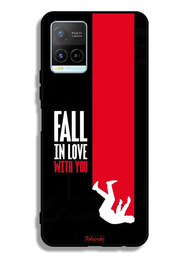 Tolwak Vivo Y21 Protective Case Cover Fall In Love With You - Image 2