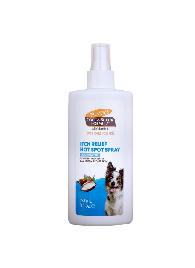Palmer's for Pets Palmer's for Pets Itch & Hot Spot Relief Spray with Cocoa Butter 8oz; Dog Skin Conditioner Spray with Vitamin E and Cocoa Butter, Skin Allergy Spray for Dogs  - Image 1