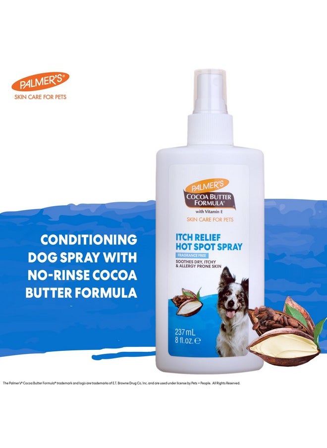 Palmer's for Pets Palmer's for Pets Itch & Hot Spot Relief Spray with Cocoa Butter 8oz; Dog Skin Conditioner Spray with Vitamin E and Cocoa Butter, Skin Allergy Spray for Dogs  - Image 3