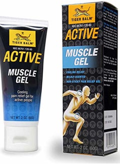 Tiger Balm Active Muscle Gel, 2 oz. – Relief for Muscle Soreness – Topical Gel for Sprains – Joint & Muscle Gel – Non-Greasy Gel – Post-Workout Relief  - Image 2