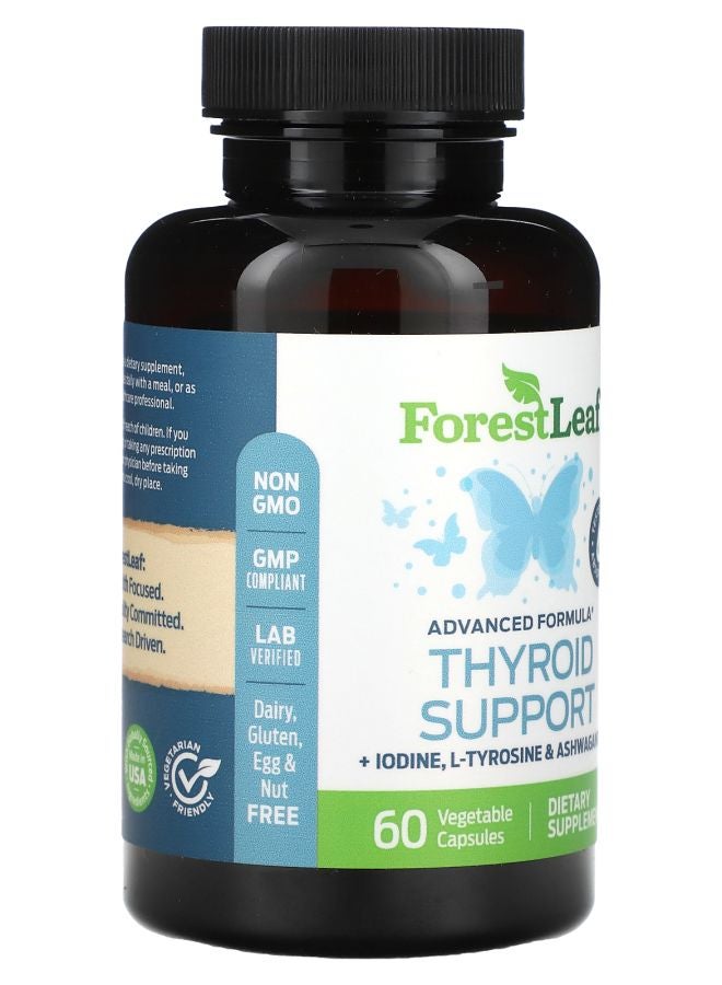 ForestLeaf Thyroid Support 60 Vegetable Capsules - Image 2