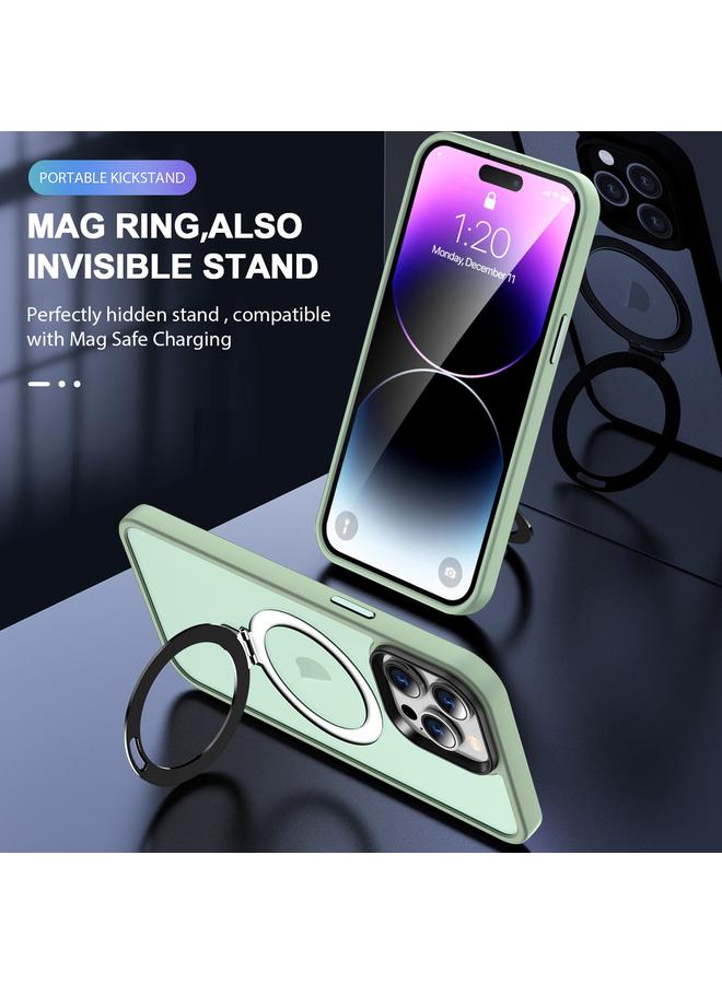The Bros Phone Case For iPhone 12 Pro Max Skin-feel MagSafe Holder PC Hybrid TPU Phone Phone Case - Image 2