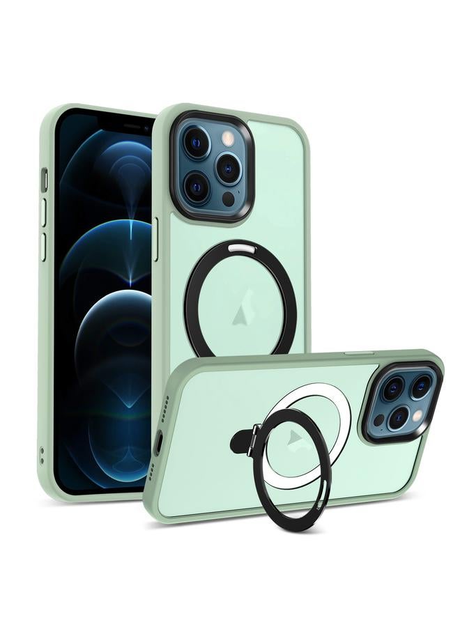 The Bros Phone Case For iPhone 12 Pro Max Skin-feel MagSafe Holder PC Hybrid TPU Phone Phone Case - Image 1