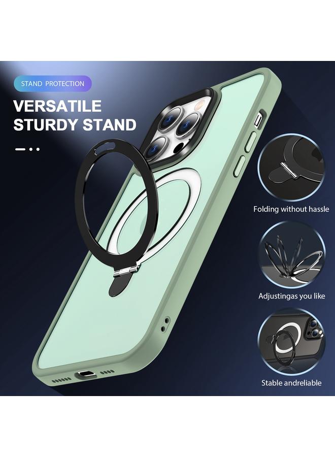 The Bros Phone Case For iPhone 12 Pro Max Skin-feel MagSafe Holder PC Hybrid TPU Phone Phone Case - Image 3