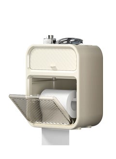 Raxoom Modern Waterproof Wall-Mounted Bathroom Tissue Box Stylish & Space-Saving Large  - Image 2