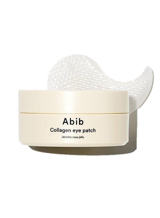 abib Collagen Eye Patch Jericho Rose Jelly 60 Patches, Korean Under Eye Patches for Puffy Eyes and Dark Circles, Anti-Wrinkle, Collagen, Caffeine, Niacinamide, Ceramide, Antioxidant, Skin Care - Image 1