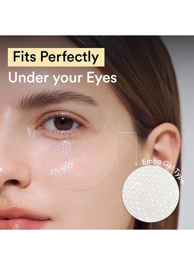 abib Collagen Eye Patch Jericho Rose Jelly 60 Patches, Korean Under Eye Patches for Puffy Eyes and Dark Circles, Anti-Wrinkle, Collagen, Caffeine, Niacinamide, Ceramide, Antioxidant, Skin Care - Image 3