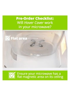 Excefore Magnetic Microwave Cover for Food Microwave Splatter Cover Clear Plate Dish Covers for Microwave Oven Cooking Anti-Splatter Guard Lid with Steam Vents BPA Free  - Image 5