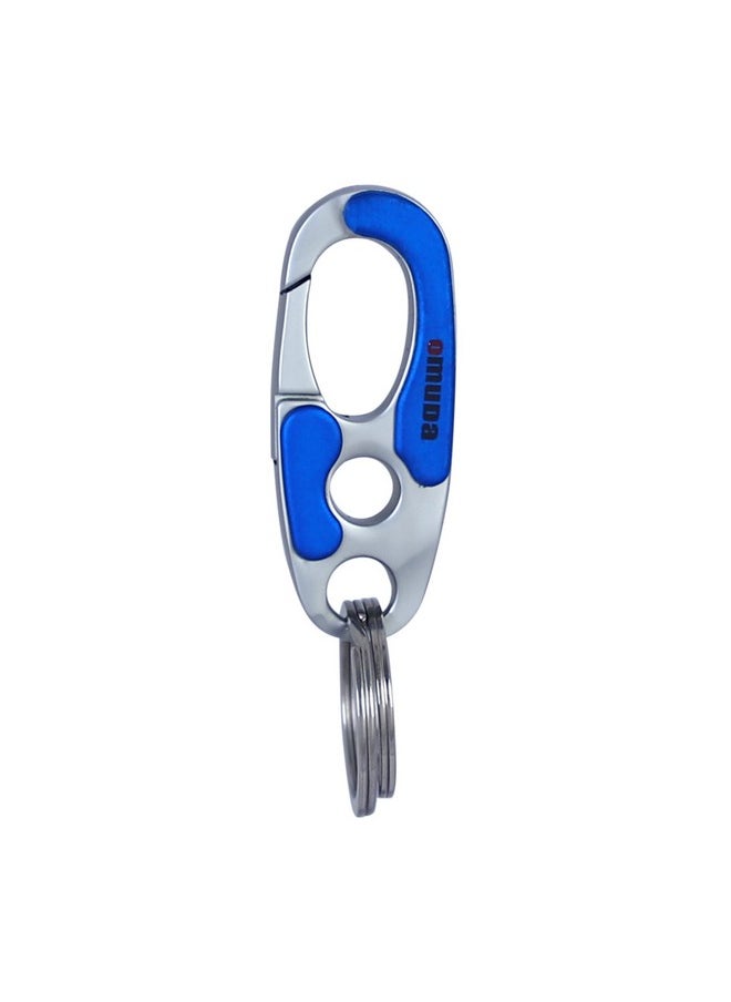 TechPro Antique Hook Locking Silver Metal Key Ring Key Chain For Gift Boys Girls & Friends  - Image 1
