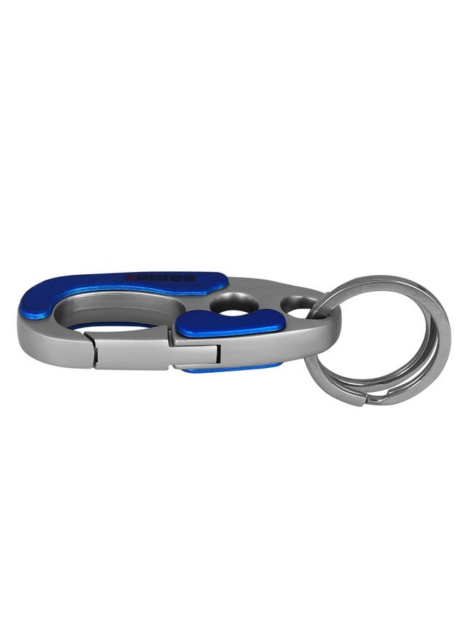 TechPro Antique Hook Locking Silver Metal Key Ring Key Chain For Gift Boys Girls & Friends  - Image 3